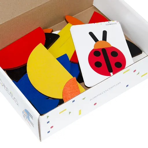 Деревянная игра "Фигурная мозаика" Igroteco 900071, 30 элементов - фото 3