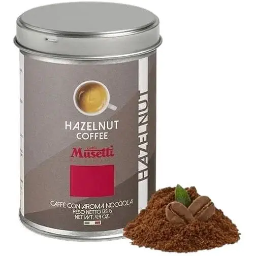 Кофе молотый Musetti Nocciola Лесной орех ж/б 125 г - фото 1