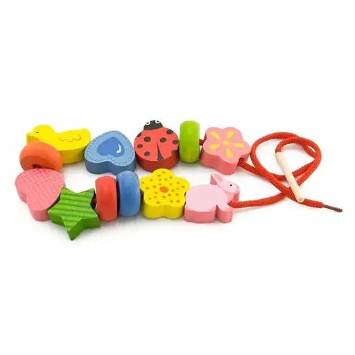 Игрушка для развития деревянные бусы IE177