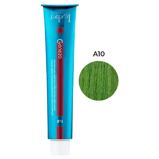 Профессиональная стойкая аммиачная крем-краска для волос Le Cher A10 зеленый 100 мл - фото 1