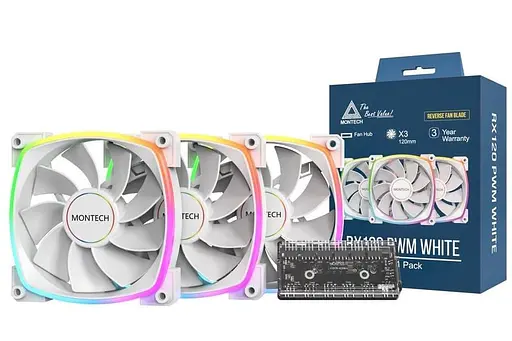 Вентилятор MONTECH 120MM RX120 PWM (W31) (RX120 PWM (W31)) - фото 5