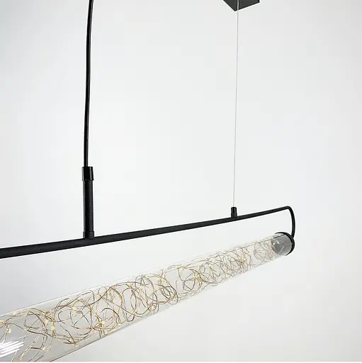 Видовжена дизайнерська світлодіодна люстра Line.F S 01-1200 - фото 2