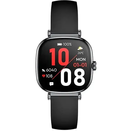 Умные часы King Wear KW269B с AMOLED экраном Черный - фото 2