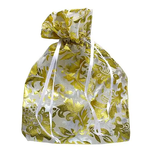 Мішечок Квіткові Вензелі 12 х 16 см - фото 1