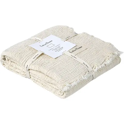 Покривало Lotus Home Larna muslin cream 200х220 см (svt-2000022344326)
