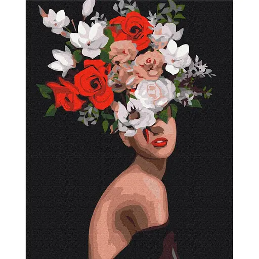 Картина по номерам Мысли в цветах Brushme 40x50 см разноцветная 000277370