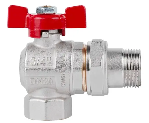 Кран кульовий Icma FAR. ROSSA 3/4" кутовий №361 (87361AE11) - фото 2