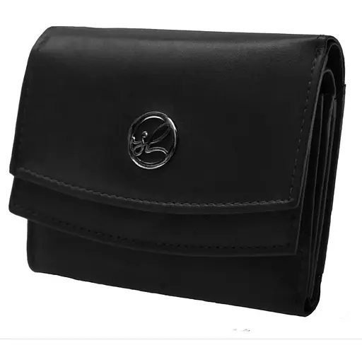 Гаманець жіночий шкіряний Semi Line RFID Black (P8274-0) (DAS303165) - фото 1