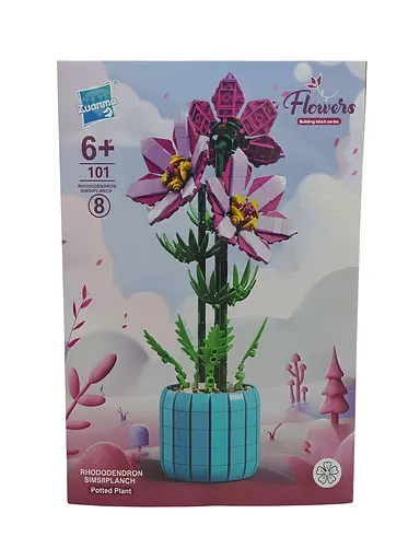 3D конструктор Flowers Рододендрон на 798 деталей (25-128) - фото 2