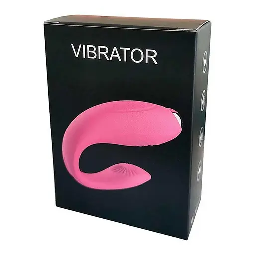 Вібратор для пар 10 режимів вібрації точка G клітор силікон USB зарядка фуксія - фото 4