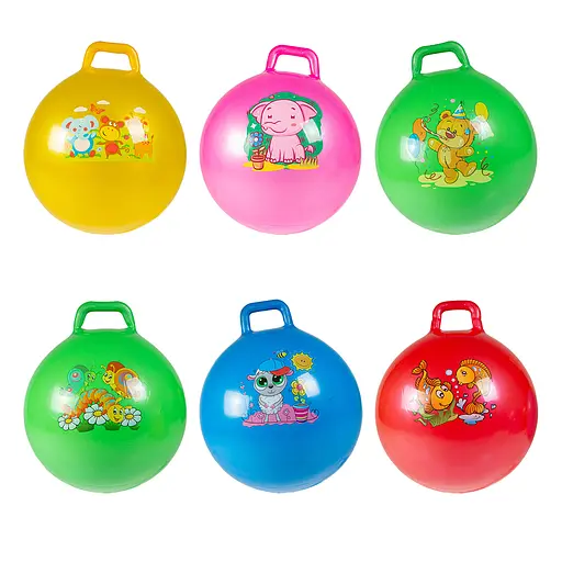 Мяч, 55 см, гиря, животные, 450 г, BT-PB-0183 (в ассортименте) - фото 2