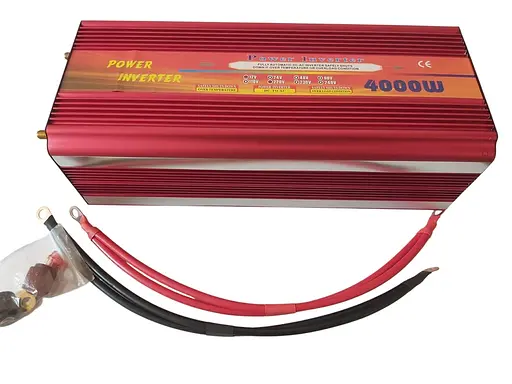 Инвертор напряжения Wave Inverter 4000 Вт 12-220В (Красный)