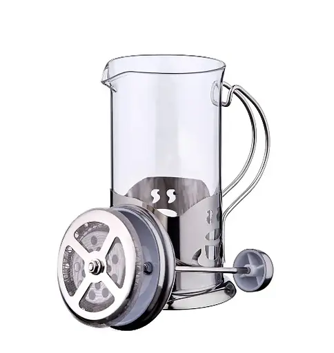 Заварник френч пресс для чая кофе А - Плюс 1025 1000мл френч чайник заварник стеклянный с прессом - фото 2