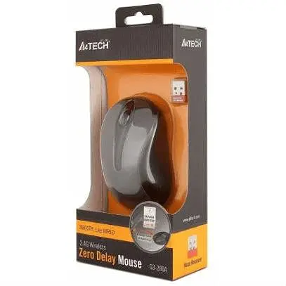 Беспроводная мышь A4Tech G3-280A Wireless Grey (G3-280A (Grey)) - фото 2