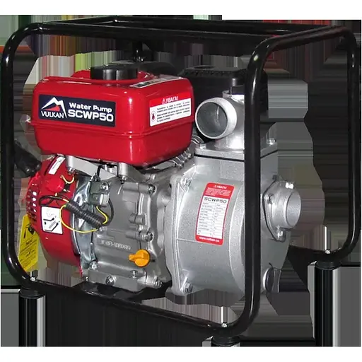 Мотопомпа рукав 50мм, 30м3/год, підйом 25м, чиста вода, SCWP50