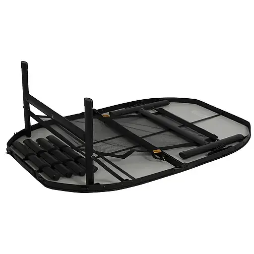 Стіл Bo-Camp Northgate Oval Black Grey 120 x 80 см (1404187) - фото 5