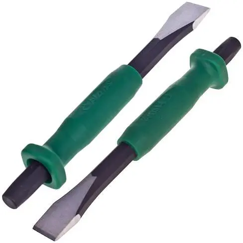 Зубило Hans с порезиненной ручкой 190 мм (5111G18) - фото 4