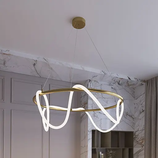 Люстра MJ-Light ROPE D800 4000K GD 10021 - фото 3