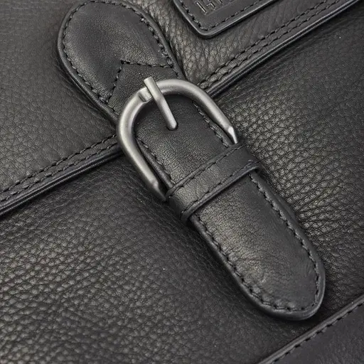 Кожаная мужская сумка через плечо Hill&Burry 30х24х9 см sum0025914 - фото 6