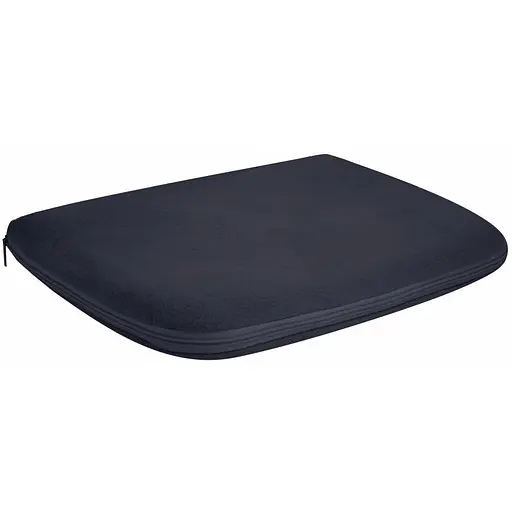 Плед-подушка Bergamo Mild флісова 180х150 см чорна (202312pl-01) - фото 1