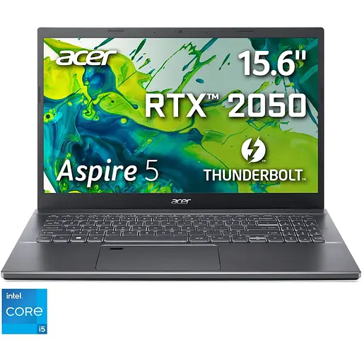 Ноутбук Acer Aspire 5 A515-57G-56D6 i5-1235U la 44GHz,15.6'',IPS,16GB DDR4,512GB,RTX 2050 4GB,Без ОС - фото 1