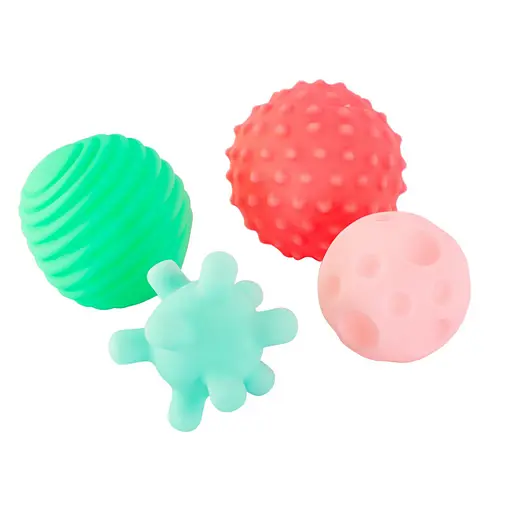 Детский набор игрушек для ванной "Мячики" 9024 в наборе 4 штуки