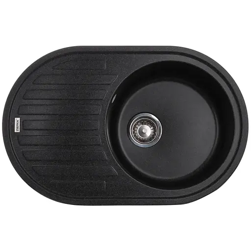Кухонна мийка Zerix ZS-7750R-13 graphite ZX4561, Графит - фото 1