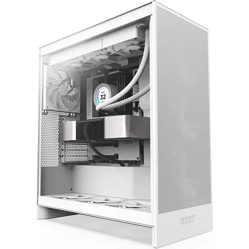 Корпус NZXT H7 Flow White (CM-H72FW-01) без блока питания - фото 1