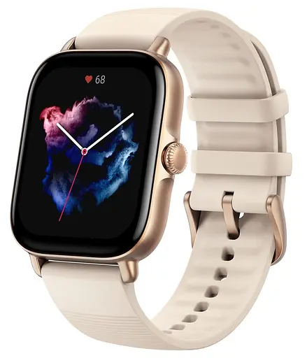 Умные часы Amazfit GTS 3 Ivory White (бежево-белые) - фото 2