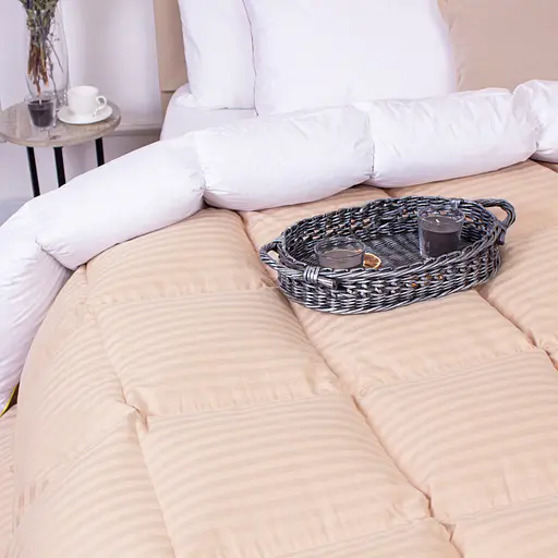 Ковдра пухова MirSon Carmela 032, king size, 240x220, бежева (2200000018472) - фото 19