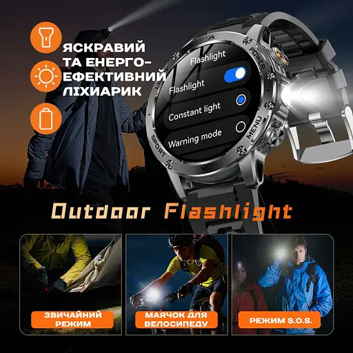 Годинник Smart Power Ultra Rubber, 2 ремінця - фото 7