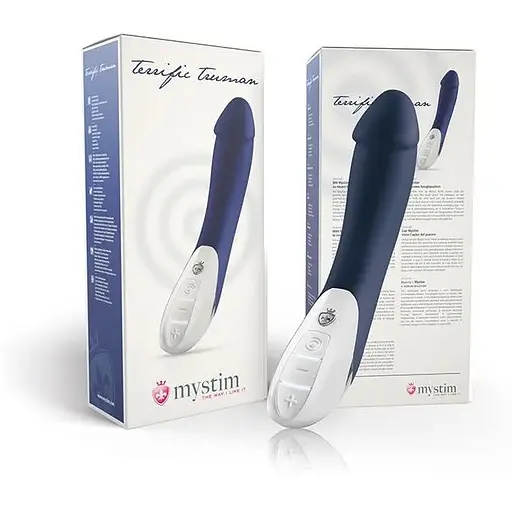 Мощный вибратор Mystim Terrific Truman Blue - фото 12