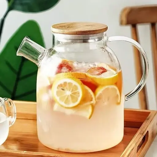 Чайник заварювальний Wilmax Thermo з фільтром спіраль з бамбуковою кришкою 1600 мл (WL-888811) - фото 2