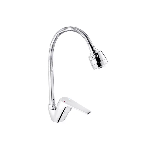 Смеситель для кухни с гибким изливом Kroner KRM Odra - C038-1 CV021194 Хром - фото 1