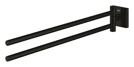 Тримач для рушника Grohe QuickFix Start Cube 409762430 Чорний матовий - фото 3