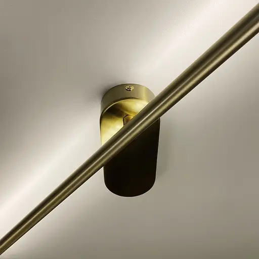 Сучасне лінійне бра в латунному корпусі 150 см Line F Арт. WB 26/1500 AB  - фото 3