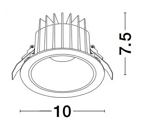Світильник точковий BRADY Nova Luce 9580627 - фото 2