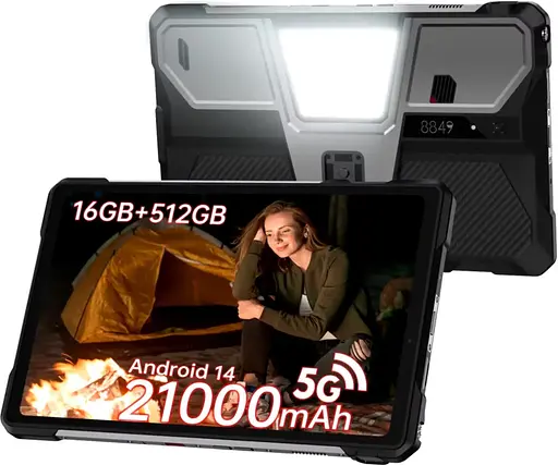 Планшет Unihertz 8849 TANK PAD 16/512GB Black + ПРОЕКТОР + ПРОЖЕКТОР