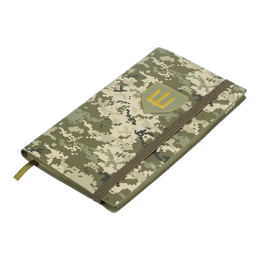 Щотижневик датований Buromax Military 2026 85 x 153 мм штучна шкіра світло-зелений (BM.2896-15) - фото 2