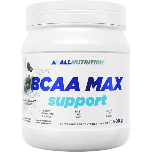Амінокислота BCAA AllNutrition BCAA Max Support, 500 грам - Чорна смородина