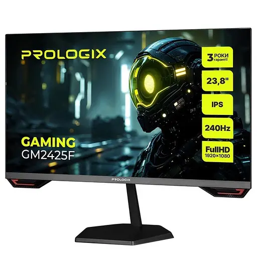 Монітор ProLogix 23.8" Gaming GM2425F Black FHD IPS 240Hz (GM2425F) - фото 3