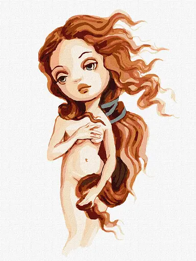 Набір для розпису по номерах Тендітна Венера, 30x40 см