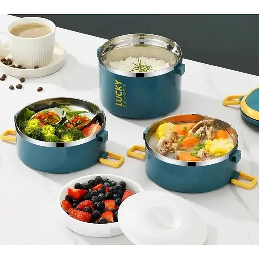 Термос для їжі - ланчбокс Food Box Kids 1,5 л харчовий термос з контейнером - фото 6