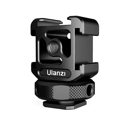 Адаптер кронштейн Ulanzi Vijim metal Triple Cold Shoe Mount (UV-2132 PT-12) - фото 1