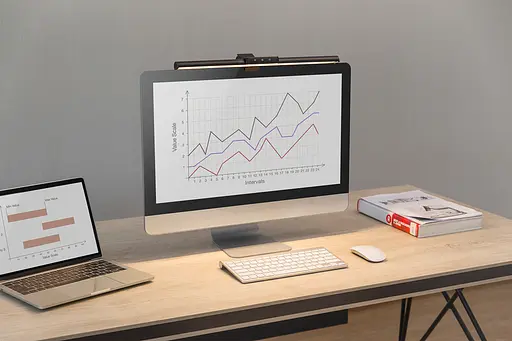 Digitus Світильник LED Monitor Light, 5W, 250lm, чорний - фото 3