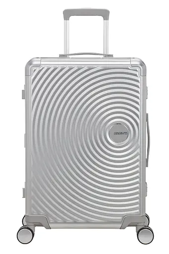 Чемодан 68 См American Tourister SOUNDBOX ALU SILVER 68x47x29 MI3*25002