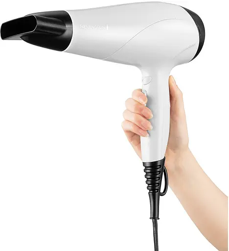 Фен Remington D3194, White/Black, 2200W, 2 швидкості, 3 режими, іонізація, стандартний концентратор (11мм) (45760560100) - фото 5