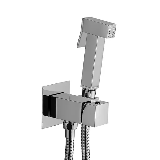 Набір гігієнічного душу прихованого монтажу Paffoni Tweet Square Mix Tondo ZDUP 112 CR - фото 1