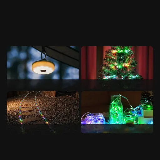 Ліхтар-гірлянда NexTool Milky Way RGB 7м (NE20247) - фото 9