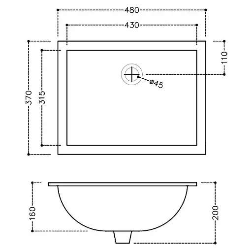 Умивальник Jaquar Continental 48x37 CNS-WHT-701, Білий - фото 2